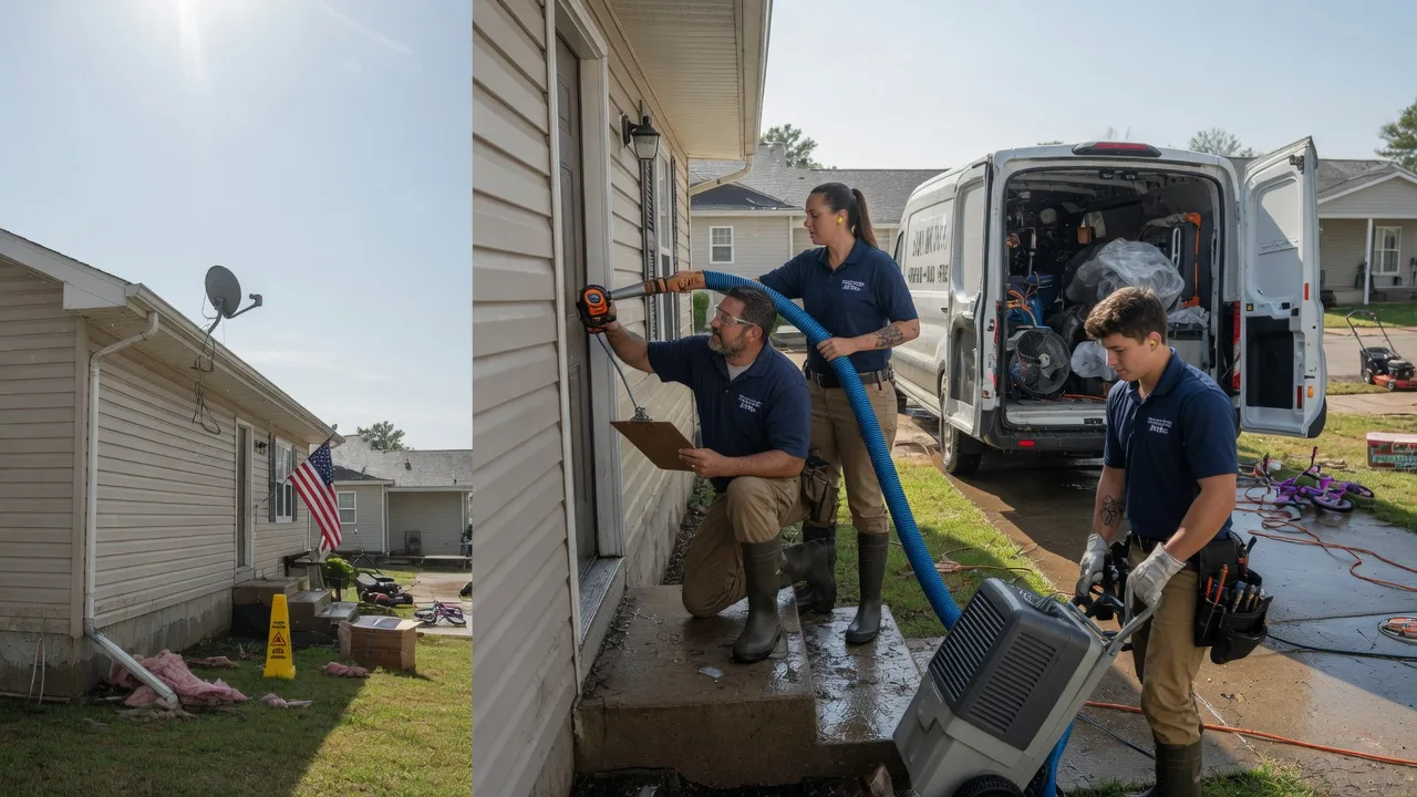 Ceiling Water Damage Restoration in Bigelow, AR near me